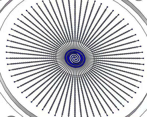 點噴射流氣液微通道混合器原理圖 點噴射流氣液微通道混合器原理圖