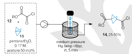 非對(duì)稱 BCP 的光化學(xué)合成 非對(duì)稱 BCP 的光化學(xué)合成