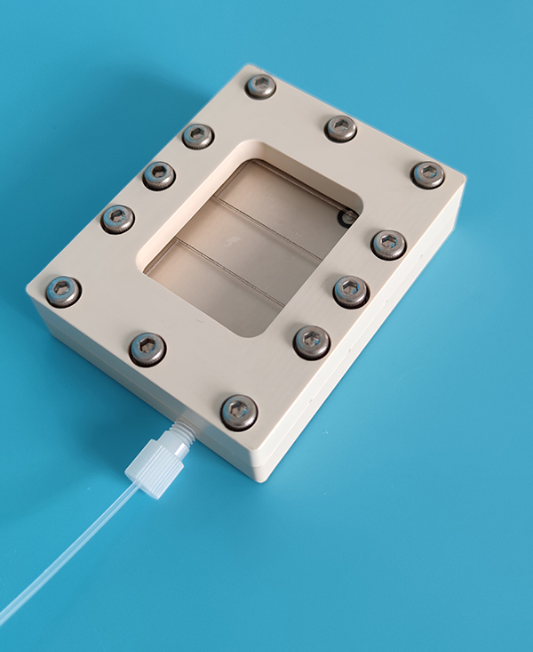 玻璃微流控芯片+PPS夾具 玻璃微流控芯片+PPS夾具