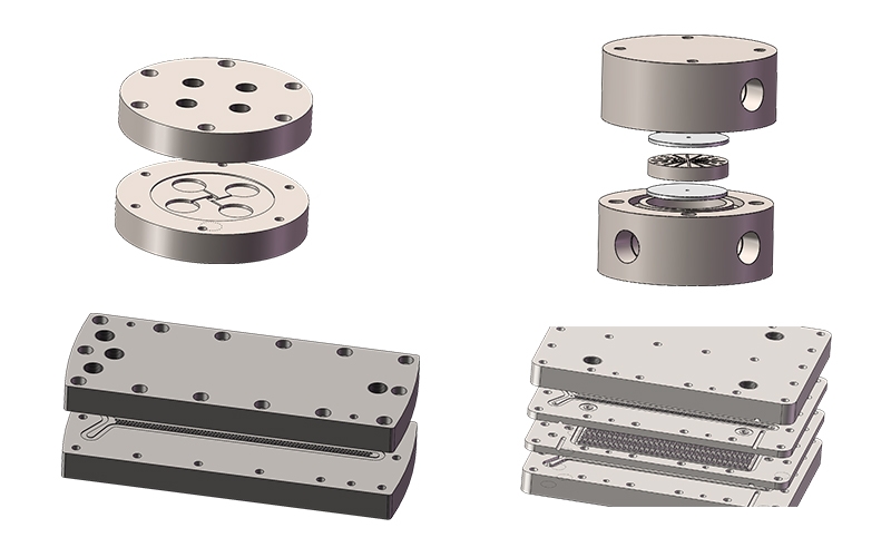 高溫高壓靜態微通道混合器 MF-X