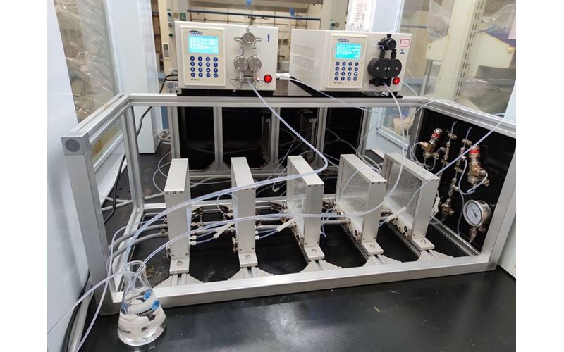 MF-V6  連續流玻璃微通道反應器（小試/公斤級）