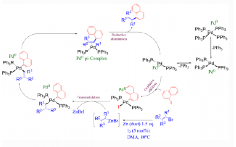有機鋅試劑在連續流化學中的應用：根岸耦合
